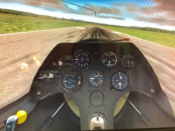 Joe Todaro: screen 1 - rwy 26 before requesting tow-plane for my ASK-21glider