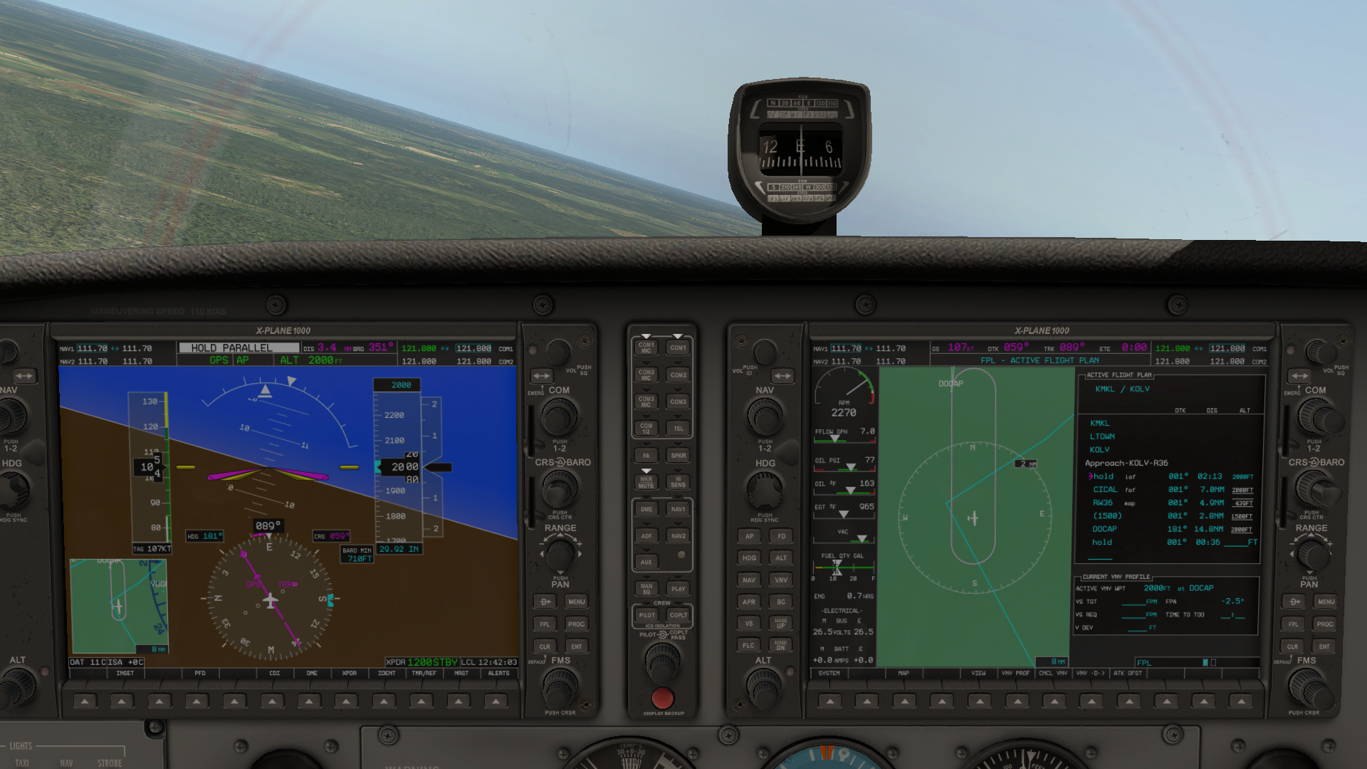 G1000 Autopilot Fails to correctly enter publish approach holds X