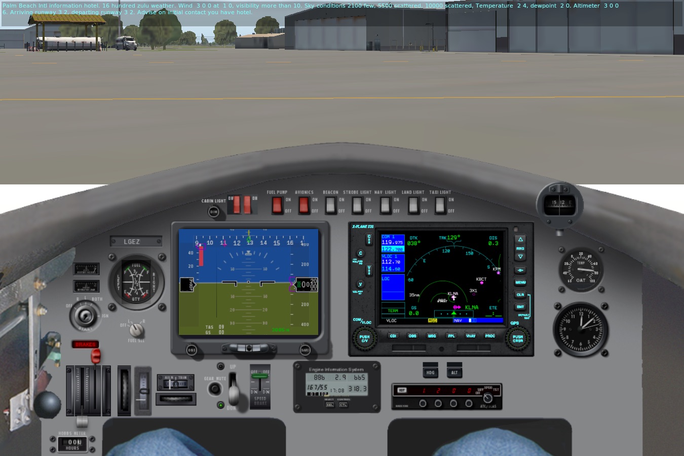 LongEZ N0TEZ Panel for X-Plane 11